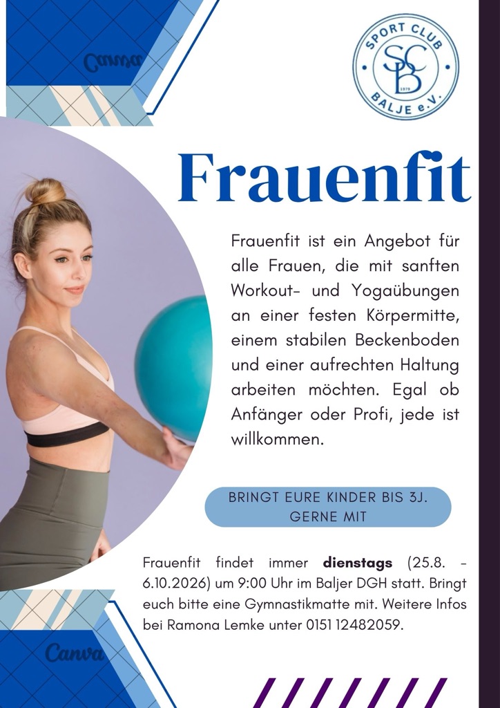 FrauenFit – Beckenboden & Co. beim SC Balje e.V.